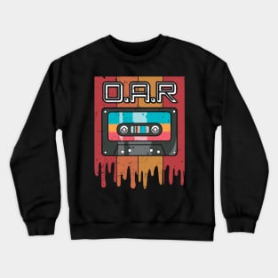 Proud To O.A.R Be Personalized Name Styles 70s 80s Crewneck Sweatshirt